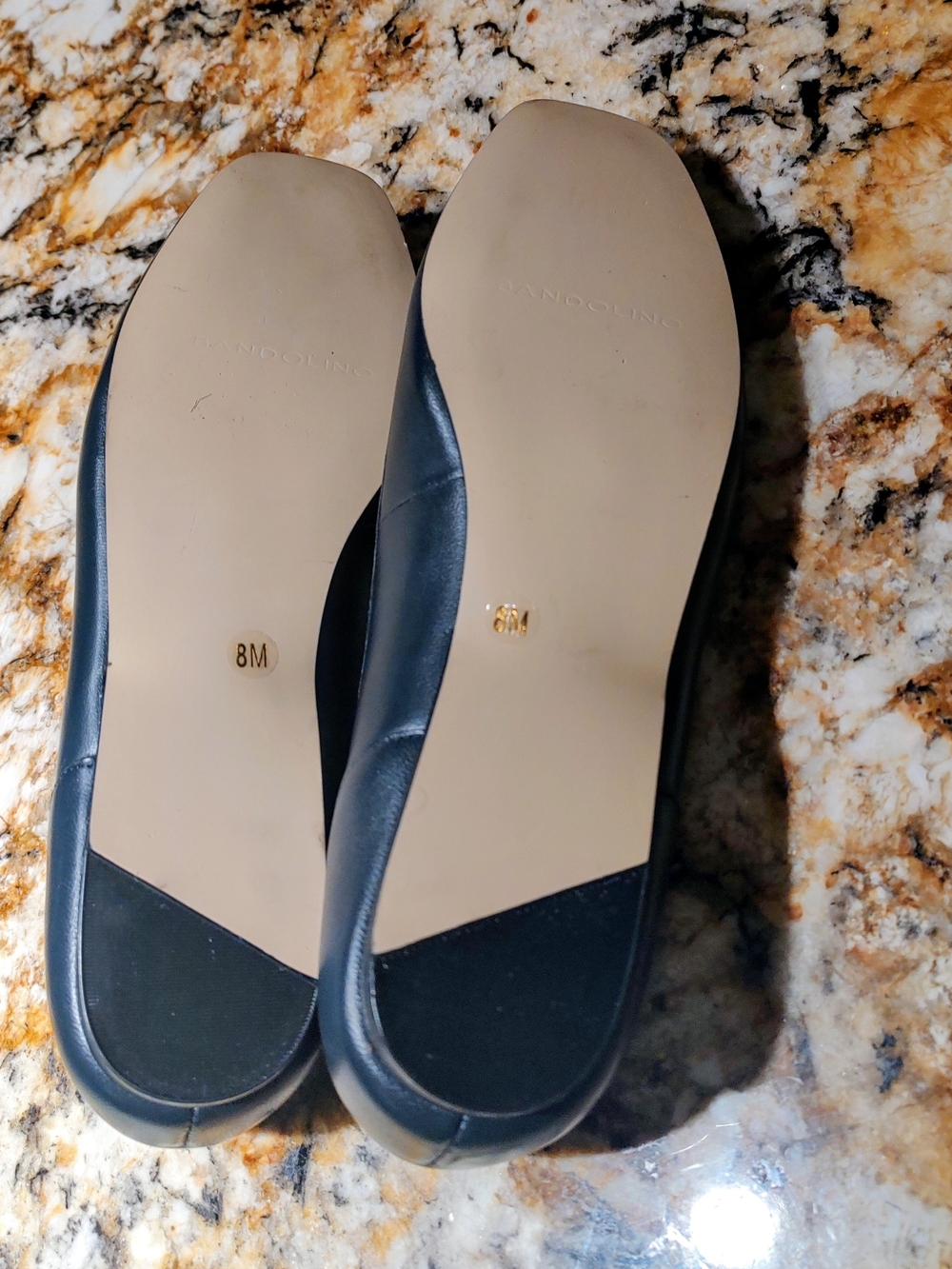 Bandolino Navy Croc-Embossed Leather Loafers for Women - Picture 6 of 7